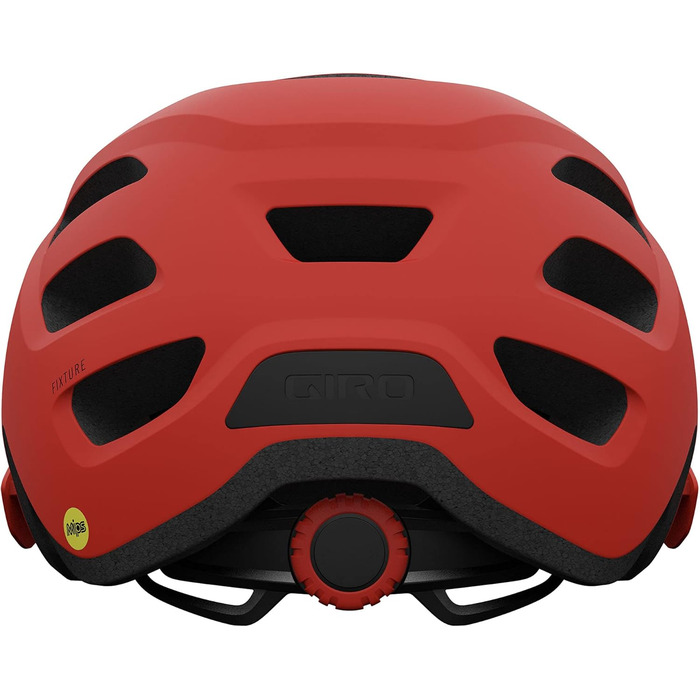 Велошолом Giro Fixture MIPS Matte Trim червоний