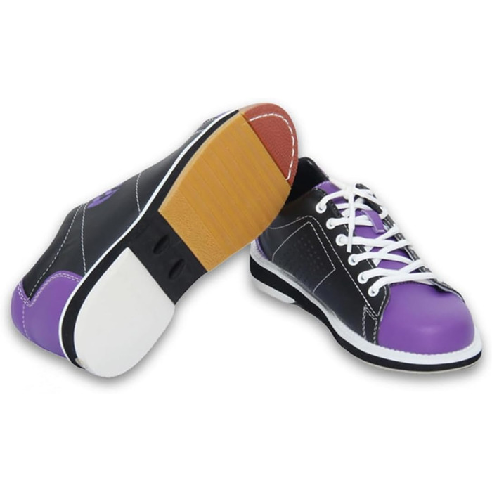 Жіночі боулінгові туфлі VEACAM, легкі, сучасні, з ковзними підошвами, для боулінгу, спорту, тренажерного залу, для боулерів, фіолетовий, 39 EU