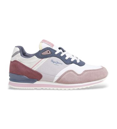 Шкіряні багатоколірні кросівки Pepe Jeans London Print, розмір 38 EU