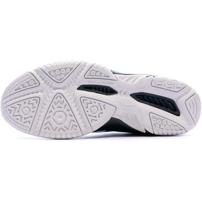 Жіноче волейбольне взуття Mizuno Cyclone Speed 2, 50 EU, чорний, білий, блакитний