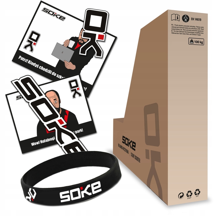 Трюковий самокат Soke EVO STREET ABEC-9 stunt