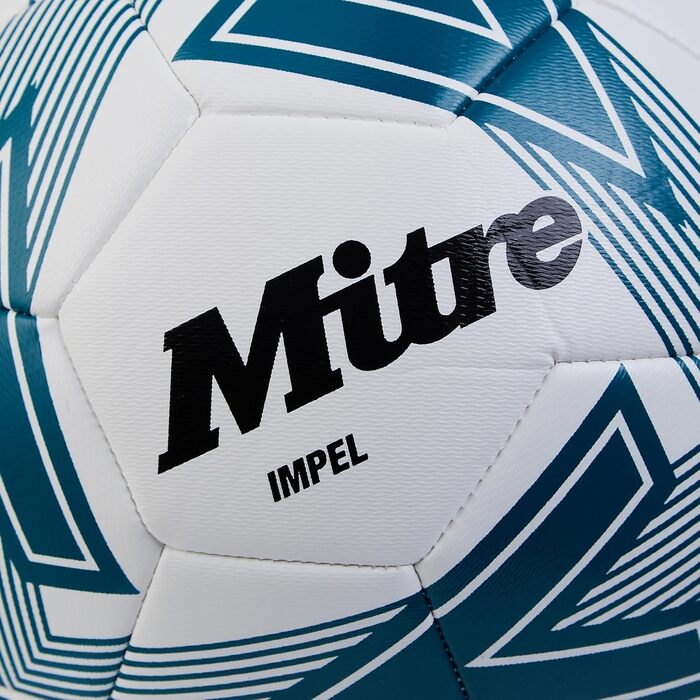 М'яч для футболу Mitre Impel L30P White/Pitch Green/Black - професійний, зносостійкий, без насоса