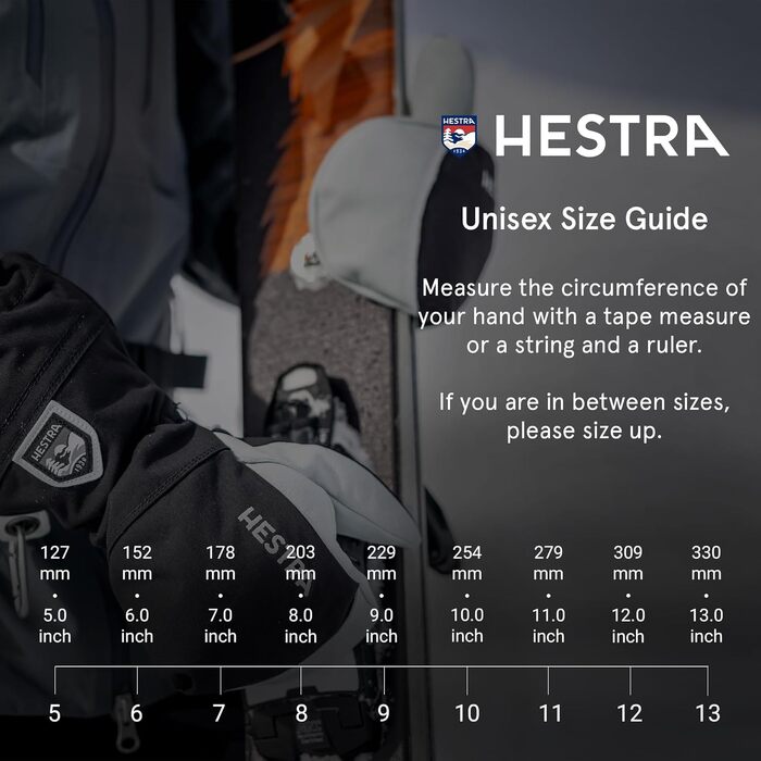 Зимові гірськолижні рукавички Hestra Heli Ski 5-Finger унісекс, оливкові, розмір S