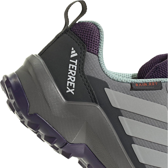 Дитячі трекінгові черевики Adidas Terrex Ax4R RAIN.RDY (28 EU, сірий/сірий/блакитний)