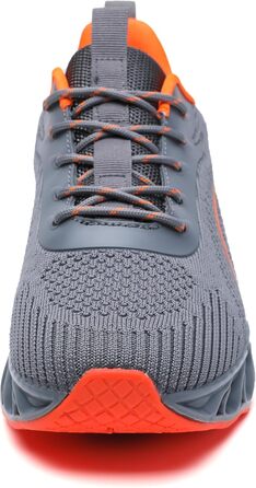 Чоловічі кросівки Wanhee для спорту та бігу, сірі та помаранчеві, 44 EU