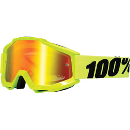 Окуляри 100% ACCURI 50200-002-02, жовто-червоні, для мотокросу