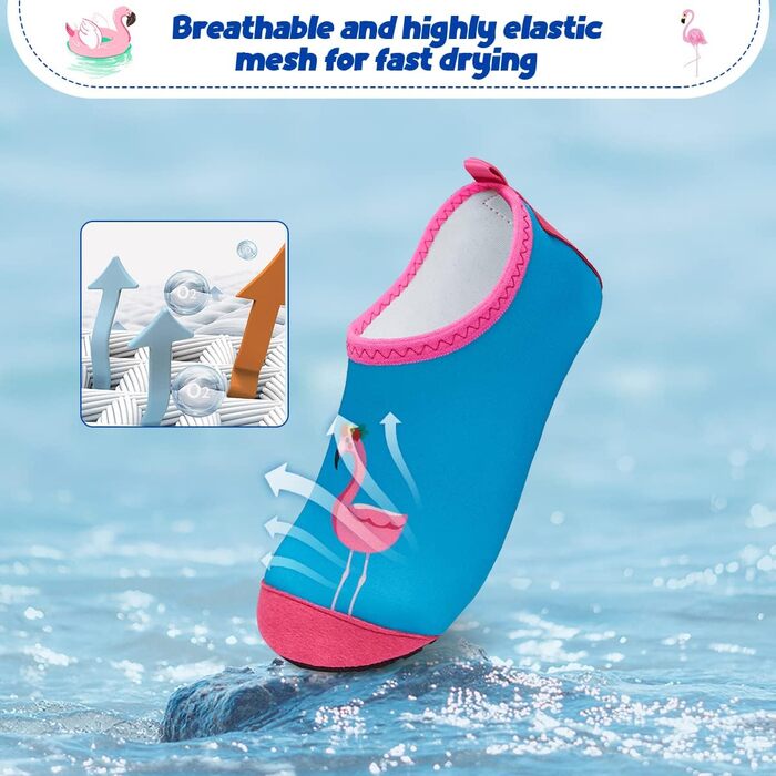 Дитячі шльопанці для плавання WateLves: шльопанці для басейну, пляжу та води (32/33 EU, Hln Blue)