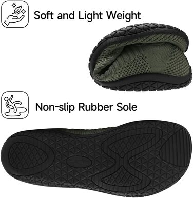 Geweo Взуття для пішохідних прогулянок (Barfuss Schuhe) для жінок та чоловіків: легкі, дихаючі, з широкою передньою частиною та Zero-Drop підошвою, розмір 37-47