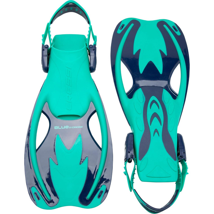 Набір для снорклінгу Cressi Tinetto Rocks Dry Set для дітей (S/M), аквамарин/блакитний