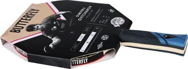 Настільна ракетка Butterfly Dimitrij Ovtcharov Platin, ITTF сертифікат, Pan Asia 1,7 мм, набір з чохлом, м'ячами та додатковою ракеткою, для досвідчених гравців