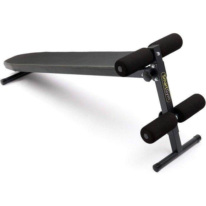 Лава для преса та гантелей Marbo Sport SmartGym SG-15, чорна, тренажер для преса