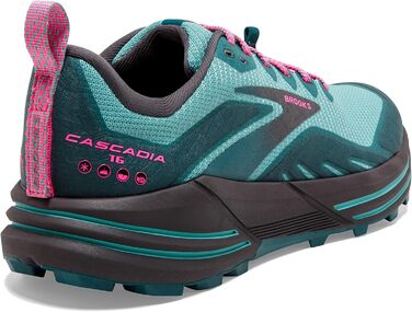 Brooks Cascadia 16: жіночі трейлраннінгові кросівки, 37.5 EU, блакитно-рожеві