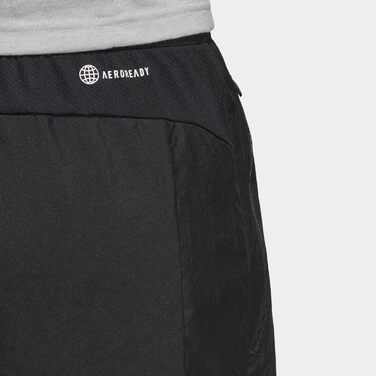 Чоловічі тренувальні шорти Adidas Train Essentials Woven, чорні з білим, 7 дюймів, розмір S