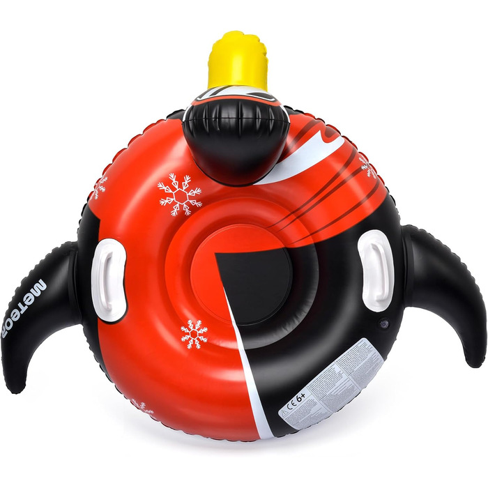 Надувний санки-пончик, труба для снігу. Іграшка для снігу для дорослих та дітей. Чудовий варіант для сімейного відпочинку на природі, катання на снігу після катання на лижах або сноуборді.