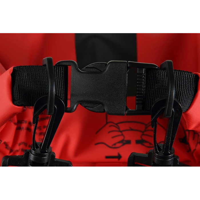 Водонепроникний мішок CRESSI Unisex Premium 20LT (20 л, чорний/червоний, двоколірний)
