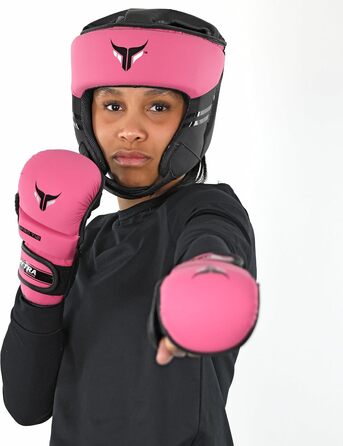 MMA рукавички Mytra Fusion для жінок, 7oz, відкрита вентильована долоня, для спарингу, рожеві