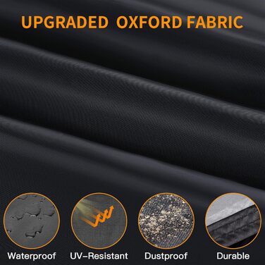 Водонепроникний захисний чохол для велосипеда та електровелосипеда на 2 велосипеди з отворами для замка – з сумкою для зберігання – чорний