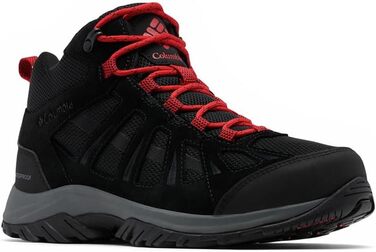 Чоловічі трекінгові черевики Columbia Redmond III Mid Waterproof (40.5 EU, Black Mountain Red)