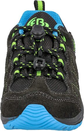 Черевики трекінгові та для прогулянок Brütting Kinder Bergen Low, унісекс, 38 EU, антрацит, синій, лимонний