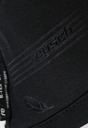 Жіночі лижні рукавиці Reusch Cozy R-Tex XT з пуховою ізоляцією та водонепроникною мембраною, дуже теплі зимові рукавички для снігу, чорні, розмір 7