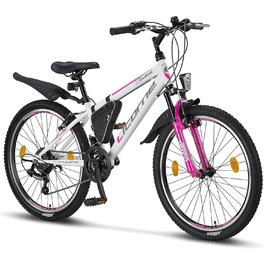 Гірський велосипед Licorne Bike Guide Premium 24 дюйма, 21 швидкість, для дівчат, хлопців, чоловіків і жінок