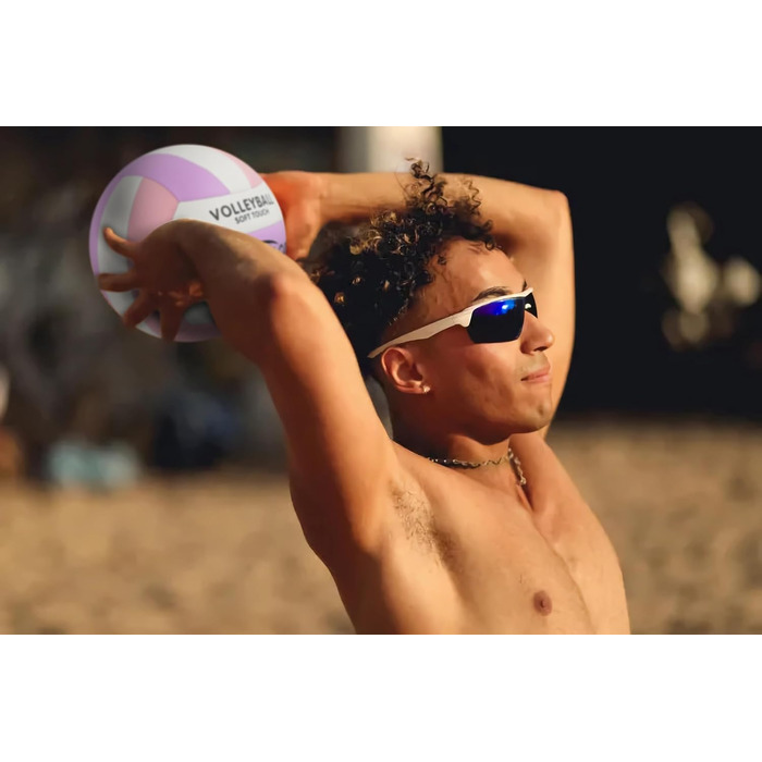 Волейбольний м'яч Senston, розмір 5, вологостійкий, з помпою, для пляжу та басейну, Mauve