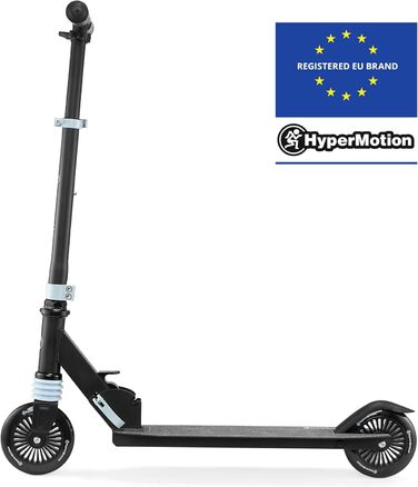 Дитячий самокат HyperMotion Wally, складаний, для дітей 4-9 років, двоколісний, амортизатор, регульований кермо, гумові колеса 125 мм