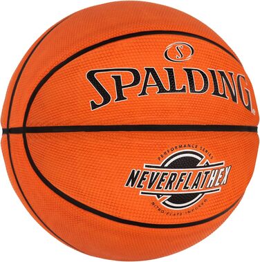 Баскетбольний м'яч Spalding SGT NeverFlat Hexagrip, розмір 7, для гри в приміщенні та на вулиці (2022)