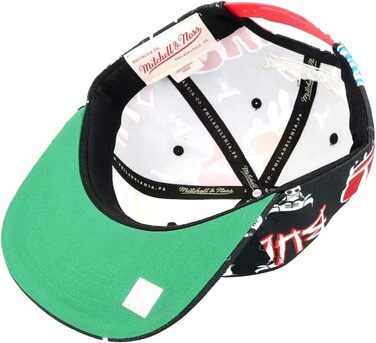 Кепка Mitchell & Ness Snapback Chicago Bulls з наліпками