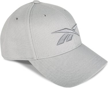 Кепка-бейсболка Reebok унісекс, сіра, універсальний розмір