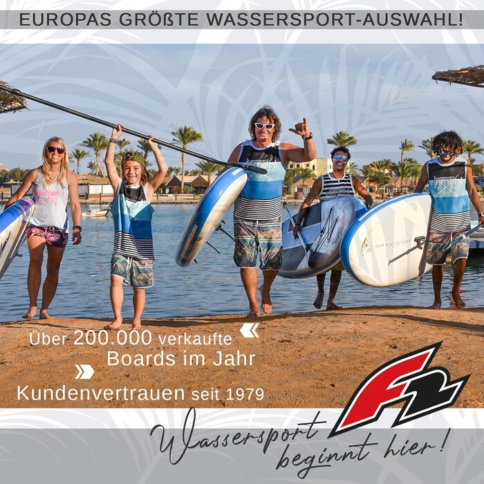 SUP дошка F2 Strato Limited Edition 2024, 12'5''/10'5'', блакитний колір