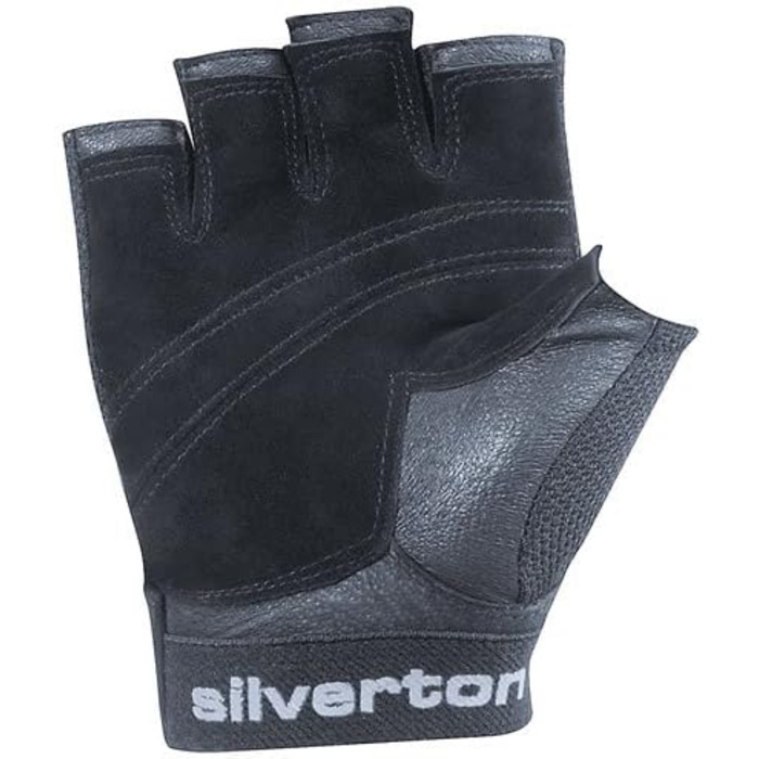 Silverton PRO Plus фітнес рукавички для чоловіків і жінок, регульована застібка на зап'ясті, якісні шкіряні вставки, подвійні міцні шви, тренувальні рукавички для фітнесу