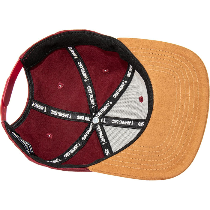 Кепка-снепбек Jumping Bird унісекс, регульована бейсболка для прогулянок, бордова, один розмір