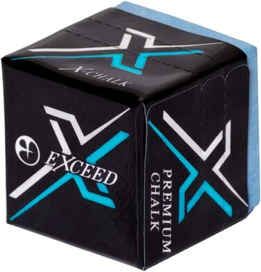 Більярдна крейда Exceed X-Chalk, синя, 1 шт.