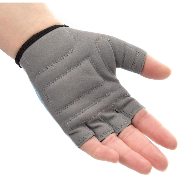 Велосипедні рукавички Meteor Unisex для дітей та дорослих, Gel BMX, XS, Alpacas