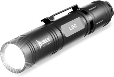 Ліхтарик WUBEN L50 LED 1200 Люмен: тактичний, водонепроникний, USB, 5 режимів, для кемпінгу та надзвичайних ситуацій