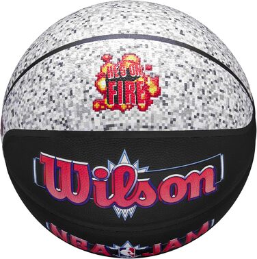 М'яч для баскетболу Wilson NBA Jam, для гри в приміщенні та на вулиці