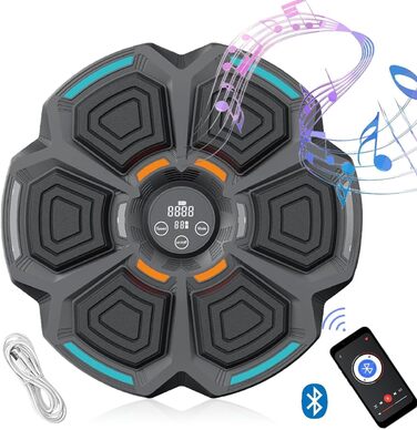 Музична Bluetooth боксерська машина для тренувань, електронна розумна настінна груша для ударів