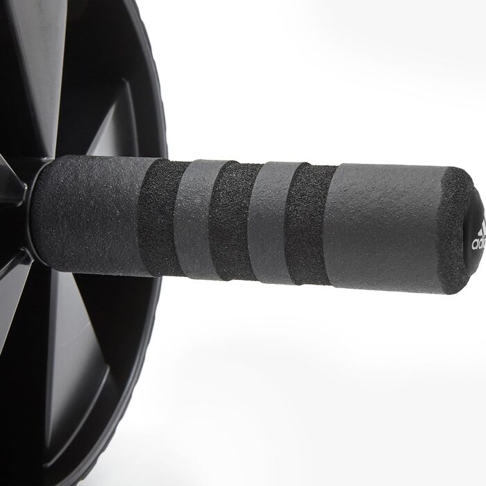 Ab Wheel adidas для преса та рук, тренажер для дому, чорний, універсальний розмір
