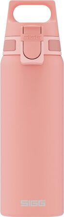 SIGG пляшка для води 0,75 л з нержавіючої сталі Shield ONE, для газованих напоїв, герметична, легка, BPA-free, рожевий колір