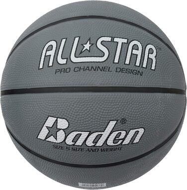 Баскетбольне взуття Baden All Star Unisex чорний / білий (5, срібло / білий)