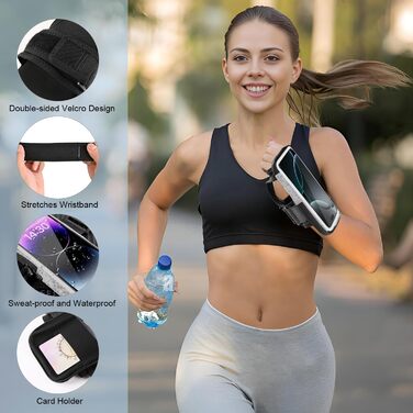 Спортивний браслет для телефону Guzack: надійна фіксація під час бігу та тренувань (2 в 1)