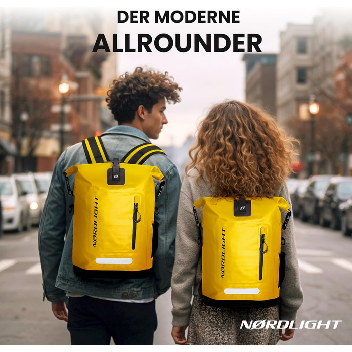 Водонепроникний рюкзак Nordlight Roll Top 25L Hybrid - Dry Bag з відділенням для 15