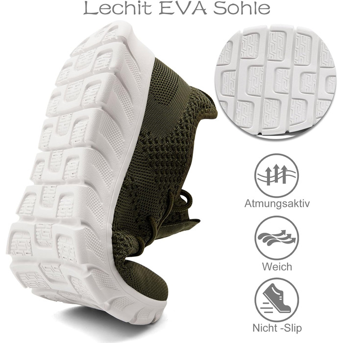 Чоловічі кросівки Damyuan: спортивні, для бігу, туризму, тенісу та фітнесу (47 EU, зелені)