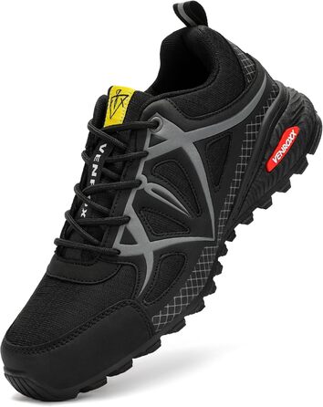 Чоловічі трекінгові кросівки для трейлраннінгу. Легкі, дихаючі, з антиковзкою підошвою. Розміри 39-48, чорний колір.
