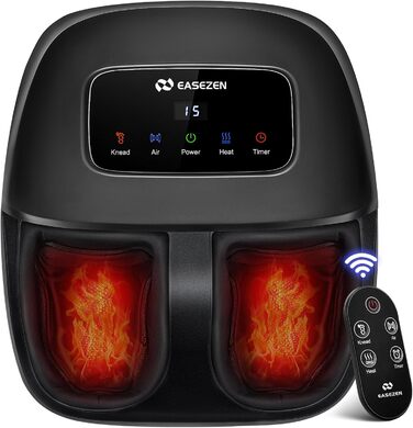 Масажер для ніг Shiatsu з пультом керування та LCD-дисплеєм, до 48 розміру, ідеальний подарунок для жінок/матусь/батьків