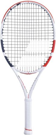 Тенісна ракетка Babolat Pure Strike Junior 25 S, унісекс, для підлітків, універсальний розмір, біло-червона-чорна