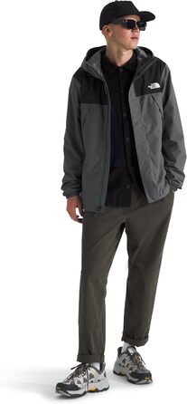 Чоловіча вітрівка The North Face Antora 2025 Smoked Pearl/TNF Black, розмір XL