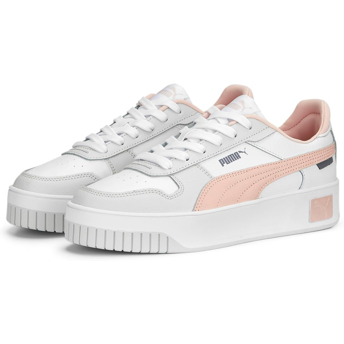 Жіночі кросівки PUMA Carina Street White Rose Dust Feather Gray, розмір 40 EU