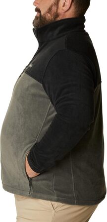 Чоловіча флісова куртка Columbia Steens Mountain Full Zip 2.0 на блискавці, чорна (Black/Grill), розмір L